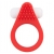Красное эрекционное кольцо LIT-UP SILICONE STIMU RING 1 RED - Dream Toys - в Ессентуках купить с доставкой