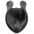Чёрный мастурбатор Vibrating Silicone Stimulator с вибрацией - Pipedream - в Ессентуках купить с доставкой