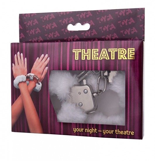 Наручники с белой меховой опушкой - ToyFa - купить с доставкой в Ессентуках