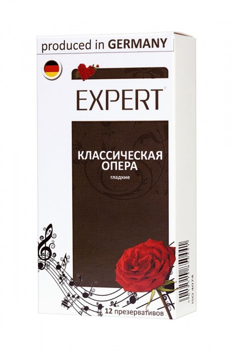 Гладкие презервативы Expert  Классическая опера  - 12 шт. - Expert - купить с доставкой в Ессентуках