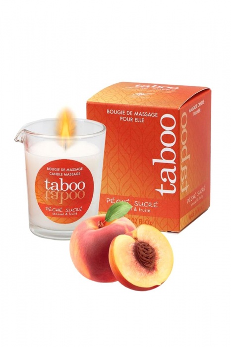 Массажное аромамасло с афродизиаками для женщин RUF Taboo Peche sucre - 60 гр. - RUF - купить с доставкой в Ессентуках