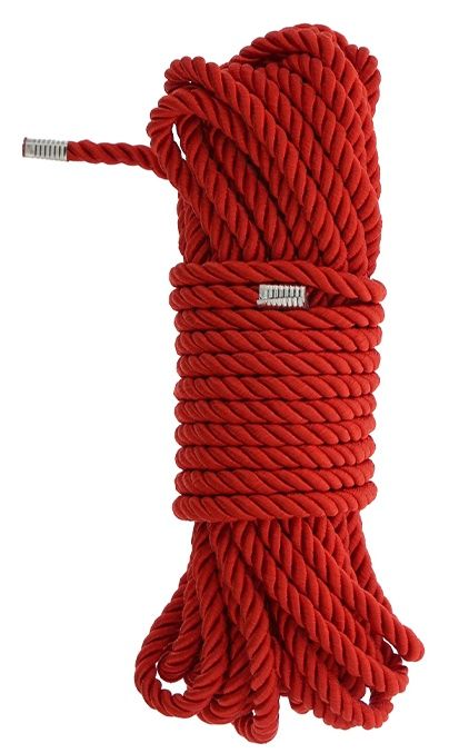 Красная веревка DELUXE BONDAGE ROPE - 10 м. - Dream Toys - купить с доставкой в Ессентуках