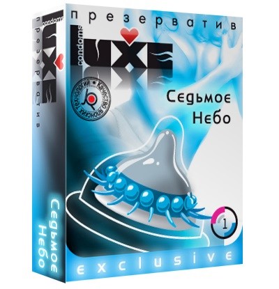 Презерватив LUXE  Exclusive  Седьмое небо  - 1 шт. - Luxe - купить с доставкой в Ессентуках