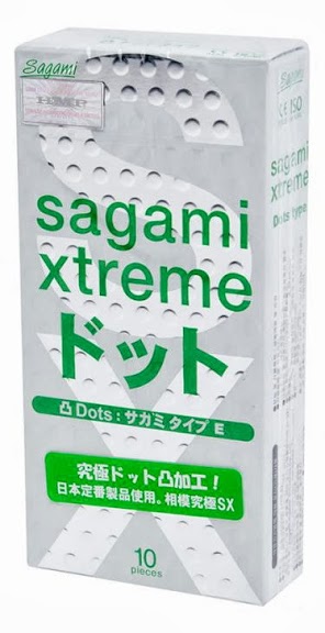 Презервативы Sagami Xtreme Type-E с точками - 10 шт. - Sagami - купить с доставкой в Ессентуках