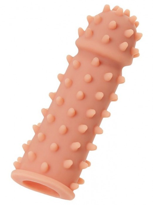 Телесная реалистичная насадка KOKOS Extreme Sleeve 03 с дополнительной стимуляцией - 12,7 см. - KOKOS - в Ессентуках купить с доставкой