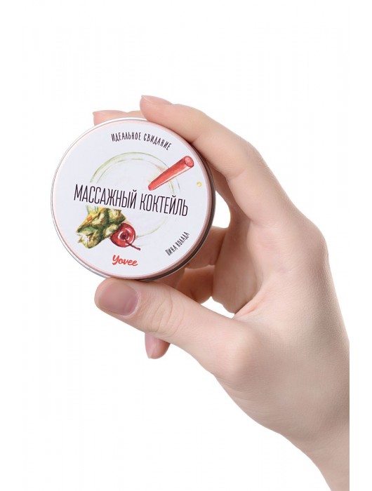 Массажная свеча «Массажный коктейль» с ароматом пина колады - 30 мл. - ToyFa - купить с доставкой в Ессентуках