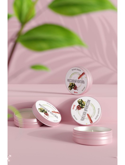 Массажная свеча «Массажный коктейль» с ароматом пина колады - 30 мл. - ToyFa - купить с доставкой в Ессентуках