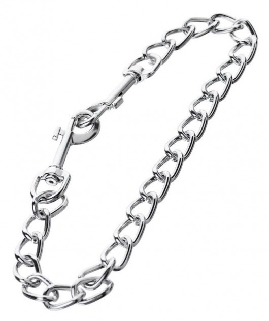 Серебристая соединительная цепочка с двумя карабинами - ToyFa - купить с доставкой в Ессентуках