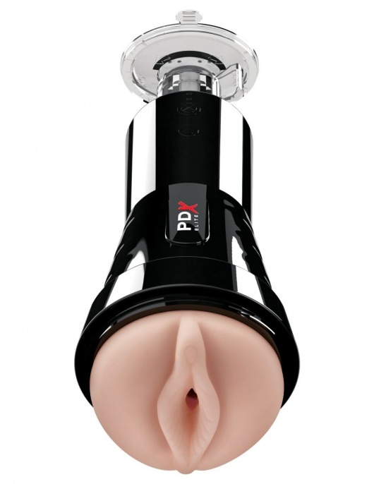 Телесный вибромастурбатор-вагина Cock Compressor Vibrating Stroker - Pipedream - в Ессентуках купить с доставкой