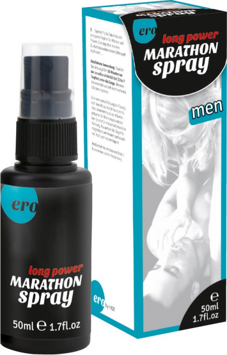 Пролонгирующий спрей для мужчин Long Power Marathon Spray - 50 мл. - Ero - купить с доставкой в Ессентуках