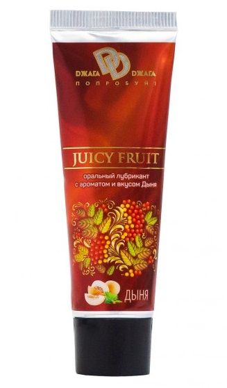 Интимный съедобный лубрикант JUICY FRUIT с ароматом дыни - 30 мл. - БиоМед - купить с доставкой в Ессентуках