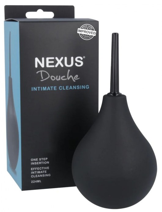 Черный анальный душ с обратным клапаном Non Return Valve Anal Douche - Nexus Range - купить с доставкой в Ессентуках