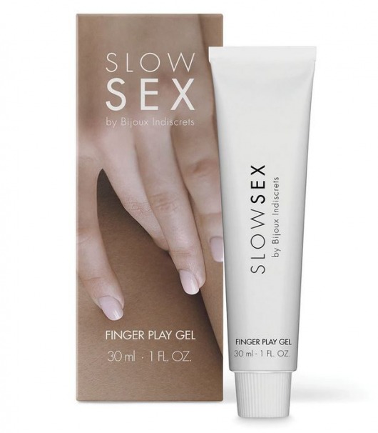 Гель для мастурбации с ароматом кокоса Slow Sex Finger Play Gel - 30 мл. - Bijoux Indiscrets - купить с доставкой в Ессентуках