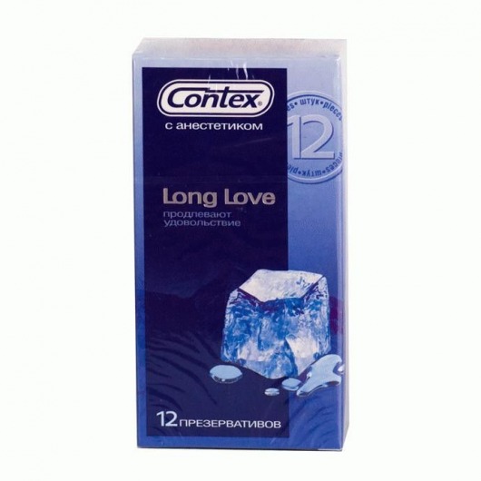 Презервативы с продлевающей смазкой Contex Long Love - 12 шт. - Contex - купить с доставкой в Ессентуках