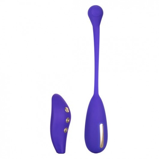 Фиолетовый шарик с электростимуляцией и вибрацией Intimate E-Stimulator Remote Kegel Exerciser - California Exotic Novelties - купить с доставкой в Ессентуках