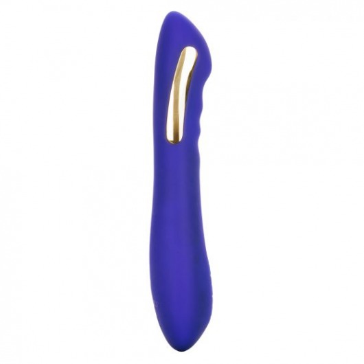 Фиолетовый вибратор с электростимуляцией Intimate E-Stimulator Petite Wand - 18,5 см. - California Exotic Novelties - купить с доставкой в Ессентуках