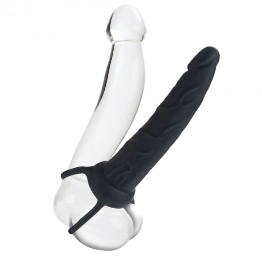 Насадка на пенис Silicone Love Rider Dual Penetrator для двойного проникновения - 14 см. - California Exotic Novelties - в Ессентуках купить с доставкой