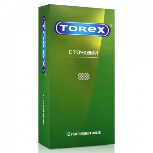 Текстурированные презервативы Torex  С точками  - 12 шт. - Torex - купить с доставкой в Ессентуках