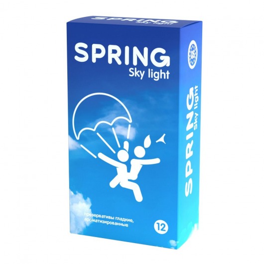 Ультратонкие презервативы SPRING SKY LIGHT - 12 шт. - SPRING - купить с доставкой в Ессентуках