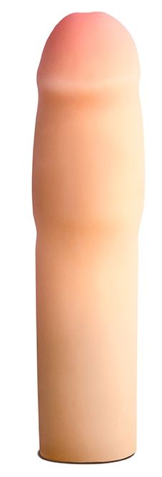 Телесная насадка-удлинитель на пенис PERFORMANCE 1.5INCH COCK XTENDER - 16 см. - Blush Novelties - в Ессентуках купить с доставкой