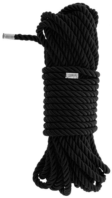 Черная веревка для бондажа BONDAGE ROPE - 10 м. - Dream Toys - купить с доставкой в Ессентуках