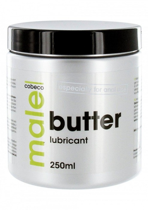 Анальный лубрикант MALE Cobeco Butter Lubricant - 250 мл. - Cobeco - купить с доставкой в Ессентуках