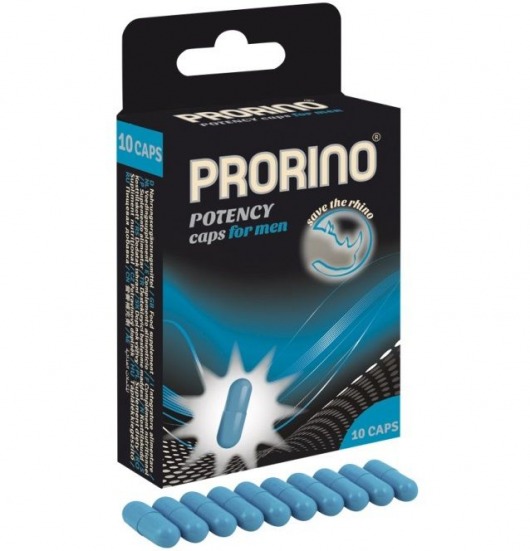 БАД для мужчин ero black line PRORINO Potency Caps for men - 10 капсул - Ero - купить с доставкой в Ессентуках