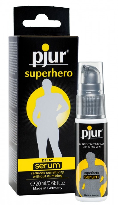 Сыворотка-пролонгатор pjur SUPERHERO Delay Serum - 20 мл. - Pjur - купить с доставкой в Ессентуках