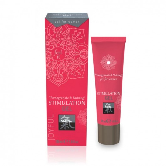 Возбуждающий интимный гель для двоих STIMULATION GEL Pomegranate   Nutmeg - 30 мл. - Shiatsu - купить с доставкой в Ессентуках