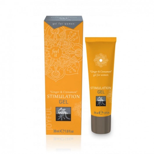 Возбуждающий интимный гель STIMULATION GEL Ginger   Cinnamon - 30 мл. - Shiatsu - купить с доставкой в Ессентуках