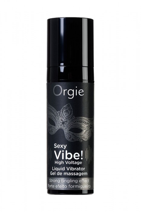 Гель для массажа ORGIE Sexy Vibe High Voltage с эффектом вибрации - 15 мл. - ORGIE - купить с доставкой в Ессентуках