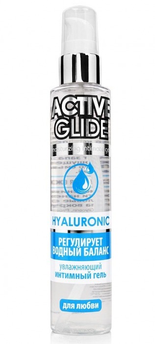 Увлажняющий интимный гель Active Glide Hyaluronic - 100 гр. - Биоритм - купить с доставкой в Ессентуках