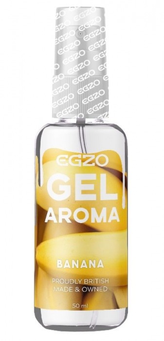 Интимный лубрикант EGZO AROMA с ароматом банана - 50 мл. - EGZO - купить с доставкой в Ессентуках