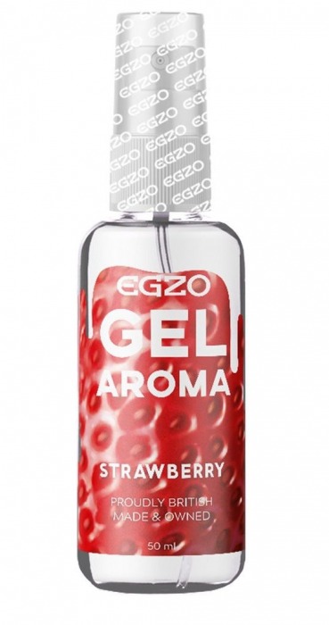 Интимный лубрикант EGZO AROMA с ароматом клубники - 50 мл. - EGZO - купить с доставкой в Ессентуках