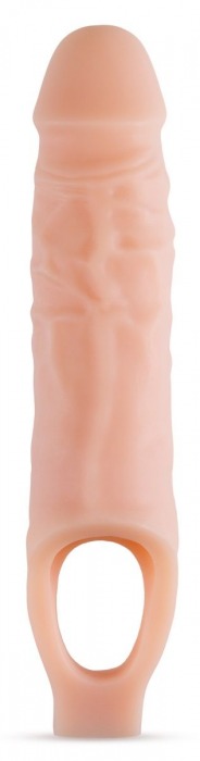 Телесный реалистичный фаллоудлинитель 9 Inch Silicone Cock Sheath Penis Extender - 22,86 см. - Blush Novelties - в Ессентуках купить с доставкой