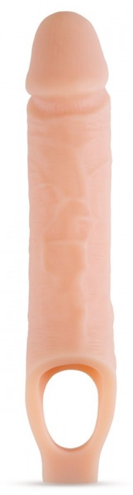 Телесный реалистичный фаллоудлинитель 10 Inch Silicone Cock Sheath Penis Extender - 25,4 см. - Blush Novelties - в Ессентуках купить с доставкой