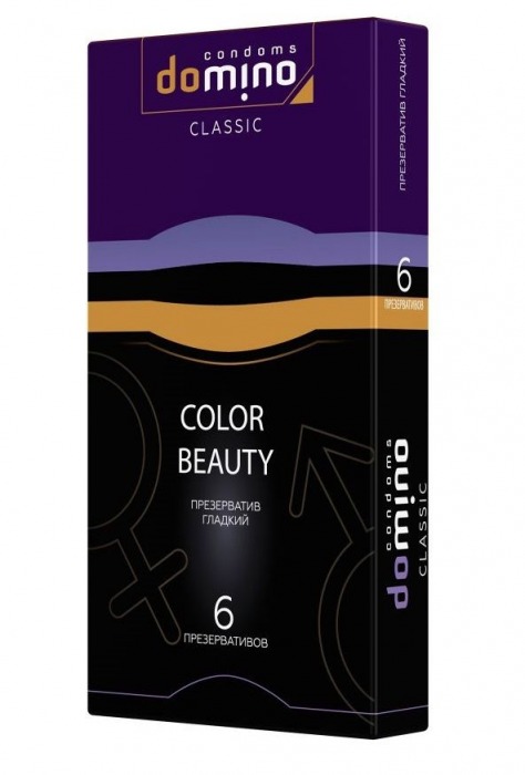 Разноцветные презервативы DOMINO Colour Beauty - 6 шт. - Domino - купить с доставкой в Ессентуках