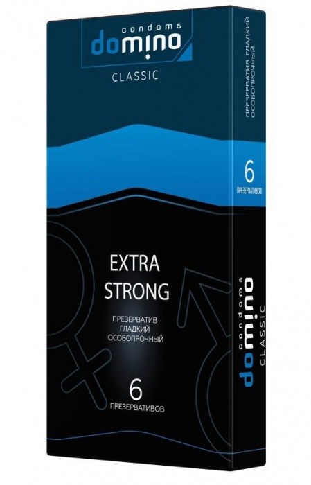 Суперпрочные презервативы DOMINO Extra Strong - 6 шт. - Domino - купить с доставкой в Ессентуках