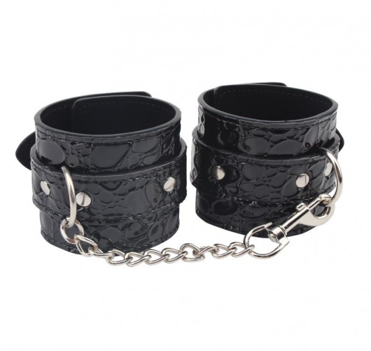 Черные наручники Be good Wrist Cuffs - Chisa - купить с доставкой в Ессентуках