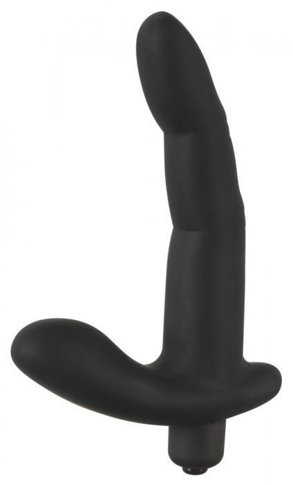 Черный вибромассажер простаты Naughty Finger Prostate Vibe - 13,8 см. - Orion - в Ессентуках купить с доставкой