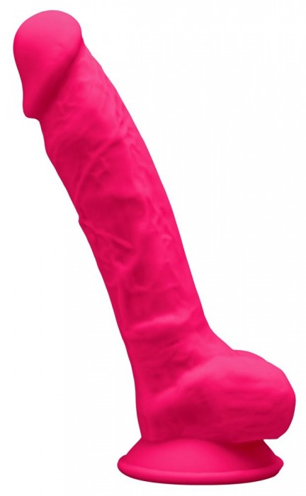 Розовый фаллоимитатор-реалистик Premium Dildo 7  Model 1 Premium - 17,5 см. - Adrien Lastic