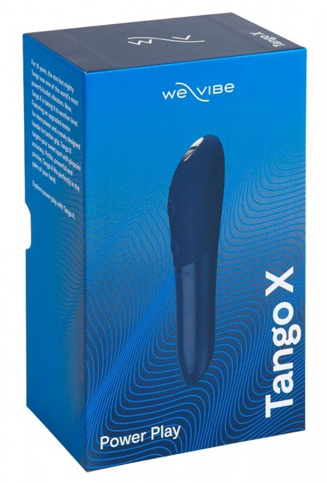 Синяя водонепроницаемая вибропуля We-Vibe Tango X - We-vibe