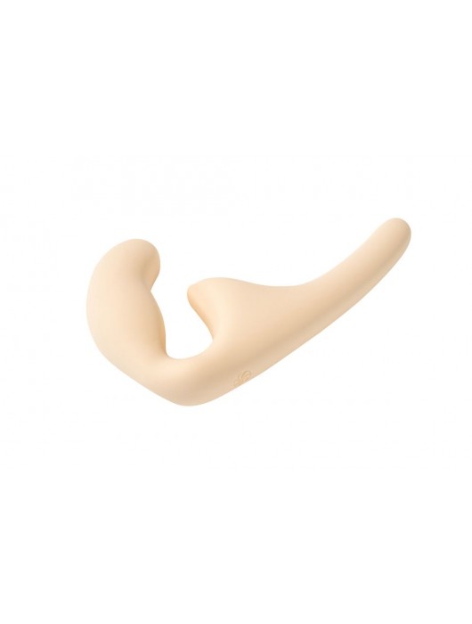 Бежевый безремневой страпон Seduction - 20,5 см. - Lola Games - купить с доставкой в Ессентуках