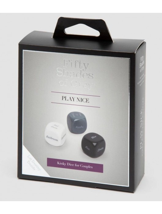 Игральные кубики для пар Play Nice - Fifty Shades of Grey - купить с доставкой в Ессентуках