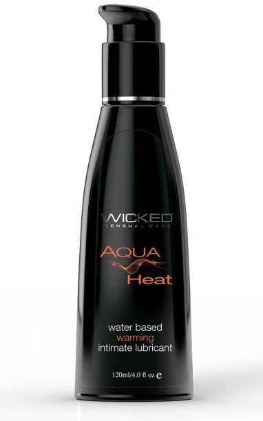 Согревающий лубрикант на водной основе Wicked AQUA HEAT - 120 мл. - Wicked - купить с доставкой в Ессентуках