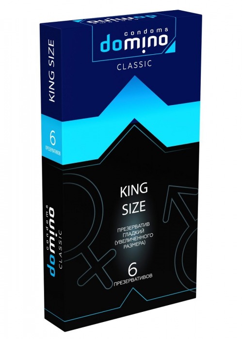 Презервативы увеличенного размера DOMINO Classic King size - 6 шт. - Domino - купить с доставкой в Ессентуках