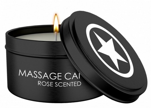 Массажная свеча с ароматом розы Massage Candle - Shots Media BV - купить с доставкой в Ессентуках