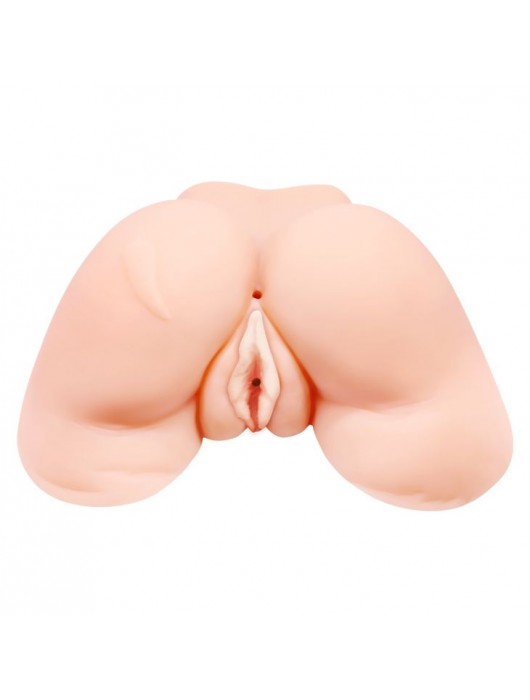 Телесная вибровагина Julie с 2 рабочими отверстиями - Baile - в Ессентуках купить с доставкой