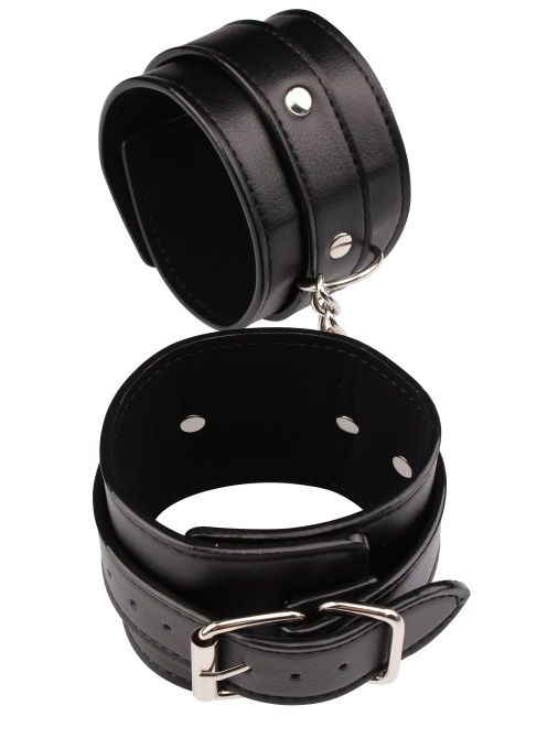 Черные оковы Classic Ankle Cuffs - Chisa - купить с доставкой в Ессентуках