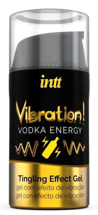 Жидкий интимный гель с эффектом вибрации Vibration! Vodka Energy - 15 мл. - INTT - купить с доставкой в Ессентуках